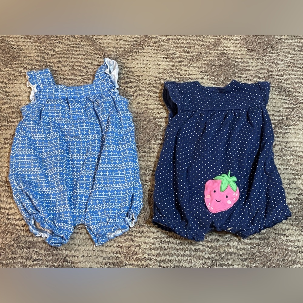 Carter’s 3 month romper bundle - Picture 2 of 5